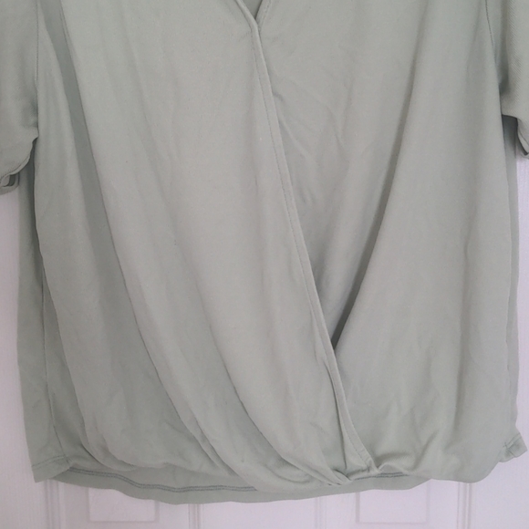 Anthro | Saturday Sunday Green Blouse - M - Picture 2 of 5